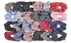 24 colori porta coda di cavallo capelli scrunchy griglia elastica striscia fasce per capelli fasce per capelli scrunchy cravatte corde per donne ragazze9071918