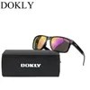 Sunglasses 2024 Dokly Brand Designers Vintage Sun Glasses Mirror Eyewear Men Women Feminino