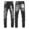 Purple Jeans Mens Designer Jean Men Black Pants Denim Trousers High End Quality Straight Design Retro Streetwear Casual Sweatpants Designers Joggers Man Pant