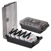 ABS Black Large Capacity Desktop Affärskort Filnamn Kort Case Holder Storage Box Organiser Kontor Hemanvändning 240229