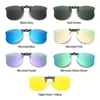 Sunglasses Cat Eye Shape Clip On Over Prescription Glasses UV400 Polarized Convenient Shades Ultra-Light Flip Up Sun