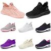 New men women shoes Hiking Running flat Shoes soft sole fashion purple white black comfortable sports Color blocking Q20 GAI