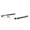 Sonnenbrille 2 Stück Computerbrille Klappbare Lesebrille 360-Grad-Drehung Ultraleichte Harzbrille