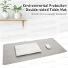 Almofadas Multi Tamanho À Prova D 'Água Mouse Pad Escritório Protetor de Mesa Tapete Desktop Teclado PU Almofada de Couro Gaming Mousepad Acessórios para PC