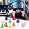 Motorcykelhjälmar Hjälm Devil Horn Motocross Full Face Off Electric Vehicle Personality Horns Decoration Road H U4K3