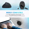 Mice Vertical Wireless Mouse Handheld Mouse Ergonomic Mouse 1xAA Battery Powered 6 Buttons Mice 1600Dpi for Notebook Computer