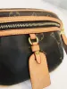 Роскошные дизайнерские поясные сумки Классический коричневый цветочный стиль BumBag Сумки Высококачественная дизайнерская поясная сумка Кошелек Сумка через плечо Поясная сумка M43644