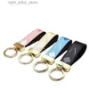 Keychains Unisex Keychain Card Luxury Designer Keyring Zinc Alloy Letter Lanyard Keychains box 240303