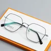 Montature per occhiali da sole 54mm Xiaohongshu Stessa montatura per occhiali ultraleggera S8823 Occhiali retrò letterari poligonali di grandi dimensioni Stile semplice