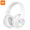 ヘッドフォンXiaomiワイヤレスヘッドフォンLEDライトヘッドフォンBluetooth 5.0