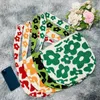 Sacos de compras moda flor padrão de malha tote grande capacidade artesanal crochê bolsa casual mulheres tecer ombro viagem shopper saco
