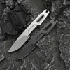 Тактический нож высшего качества для кемпинга, прямой нож, нож для спасения в джунглях, черный/белый клинок, острый походный инструмент EDC 511