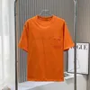 夏3DリリーフTシャツ男女コットンティーレターソリッド半袖丸いネックカジュアルTシャツYVXD