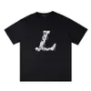 Men's T-shirt street fashion designer men's round neck letter print T-shirt luxury trend cotton shirt T loose breathable women's tee-shirt