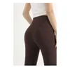 Lu Align Leggings Lul Nude Outfit Feeling Double Faced Brushed Yoga Women's 24 inch Sports Honey Peach Hips Wearing Tight Pants Jogger Gry Lu-08 2024