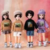 BJD 1/6 32CM Fat Doll Include Clothes and Canvas Shoes Girls Dress Up DIY Toys Birthday Gift 240219