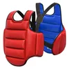 1 PC Épaissi Karaté Sanda Protection de la poitrine Enfants Taekwondo Boxe Entraînement Doux Élastique Équipement de Protection Porter des Deux Côtés 240226