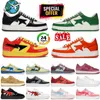 2024 sk8 Designer Sta Scarpe casual Low Top Uomini e donne Bianco Rosso Camouflage Skateboarding Sport Bapely Sneakers Scarpe da esterno Pelle impermeabile Taglia 36-45