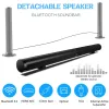 Speakers TV Soundbar Bluetooth Speaker Wireless Stylish Fabric Sound Bar Hifi 3D Stereo Surround Support RCA AUX HDMI For Home Theater