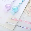 PCS Creative Multicolor Butterfly Glitter Rekreation Söt gelpenna Kawaii Pens School Office Ballpen