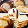 Foldable Bread Cutting Guide Toast Slicer Stand Plastic Bakeware Slicing Tool Thickness Adjustable Household 240226