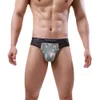 Ny produkt 5410 Dummy International Printed Box Pack Breattable Men's Thong Underwear 695622
