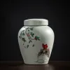 Urnen handbemalte Keramik versiegelte Haustiergedenkliche Urne, niedliche Katzen -Begräbnis -Urne, Platzierung zu Hause, Haustierbedarf, Kapazität 520 ml