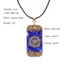 Pendant Necklaces Orgone Energy Lapis Lazuli Natural Stones Necklace Reiki Crystal Healing Jewelry For Women