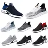 New Men Women Shoes Hiking Running Flat Shoes Soft Sole Black White Red Bule Comfortable Fashion Color Blocking Round Toe 59 GAI