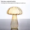 Vase en verre champignon, bouteille d'aromathérapie, décoration créative de Table de fleurs hydroponiques pour la maison, Simple, 240220