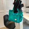 Shopping Bags Lazy Style Leisure Art Large Capacity Bag Female Student Classroom Computer One Shoulder Handbag