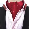 Dankeyisi högkvalitativ mode lyxig silktryck män halsduk polka dot halsdukar passar England jacquard man affärsscarf 240227