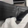 Titular do cartão de crédito masculino carteira de dólar carteiras de libra designer tamanho pequeno caixa original moda hardware dobrável bolso moeda bolsa couro couro com caixa