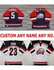 NIK1 Personlig Ohl Saginaw Spirit Jersey 5 Mannino 23 Edgar Mens Womens Kids Stitched Ice Hockey Jerseys Custom Eventuellt namn Nogoa1116484