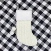 Christmas Decorations 10pcs/lot Customers Often Bought With Similar Items Stockings 16 Inch Large Size Knitted Xmas Stocking