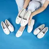 Casual Shoes Women Nursing Platform Sneakers Kvinnlig vit kil höjd ökar ihålig mor zapatillas de mujer