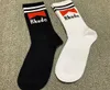 Rhude Socks Men Women Casual High Quality Cotton Rhude Crew Sock Black White Color1564410