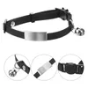 Dog Collars Small Collar Anti-loss Pet Accessory For Cat Girl Outdoor With Bell