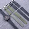 20mm 21mm 22mm nylon sportivo per IWC Big Pilot Watch uomo cinturino impermeabile cinturino cinturino cinturino nero verde uomo con strumenti236f