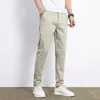 Spring Men Straight Cotton Casual Pants Summer In Loose Pantalones Holgados Gray Baggy Male Hombre Man Y2K 240226