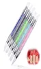 5st Doubleheaded Silicone Nails Things Dottint Tool Pen Rhinestone Pen Nail Art Brush For Manicure Supplies Professional NAB0143198957