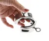 Nieuwe selling Metalen roestvrij staal Scrotum brancard magnetische balzakstretcher vergrendeling Ring BDSM bondage fetish Erotische speeltjes M9130191