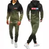 Chándales para hombres CCM Primavera Otoño Sudaderas con capucha Conjuntos de pantalones de chándal Chaquetas Harajuku URSS Rusia Deportes Cómodos trajes degradados