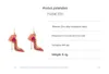 Ny modepersonlighet Temperament Creative Design Cartoon Crystal Shoes Alloy Diamond Inlaid tygörhängen