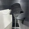 Hink hatt designer herr beanie cap womens breda brim hattar avslappnad ren bomullsbrev mode sandstrand strand sol möss Hög kvalitet