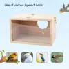 Nests 1 Set Bird Breeding Box Transparent Bird Parrot Parakeet Cockatiel House Bird Box Nesting Parakeet Cage Houses Garden Supplies