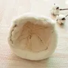 Berets Winter Kids Baby Boy Girl Russia Hat Fur Ball Ear Thicken Warm Cap With Plush Children's Flying 1 2 3 4 Years Bomber Hats