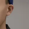 Stud Earrings Punk Trend Water Drop Shape For Men Women Personality Hiphop Earring Couple Party Jewelry Gifts Wholesale