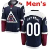 2023 Reverse Retro Avalanche Jersey Hockey Calum Ritchie Nathan Mackinnon Mikko Rantanen Keith 저렴한 Pavel Francouz Justus Annunen Samuel Girard Erik Johnson