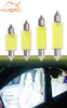 2PCS 12SMD Witte Kleur COB Festoen Lichtkoepels Leeslamp 31mm 36mm 39mm 42mm 3W Auto Led-lampen Interieur DC 12V2671161